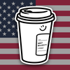 Cup acrylic patch with hook fastener on back