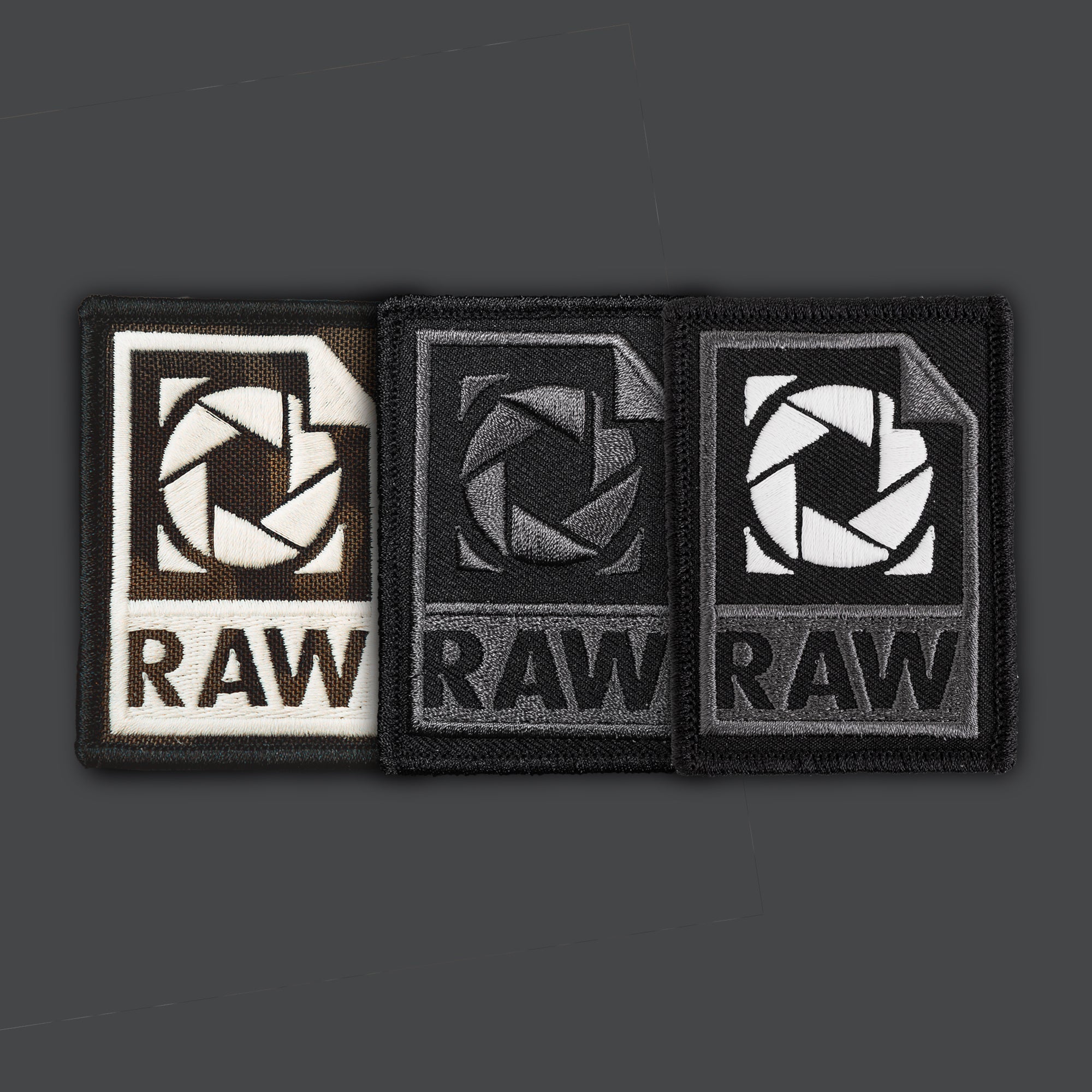 Photography - Embroidered Shoot RAW Patches