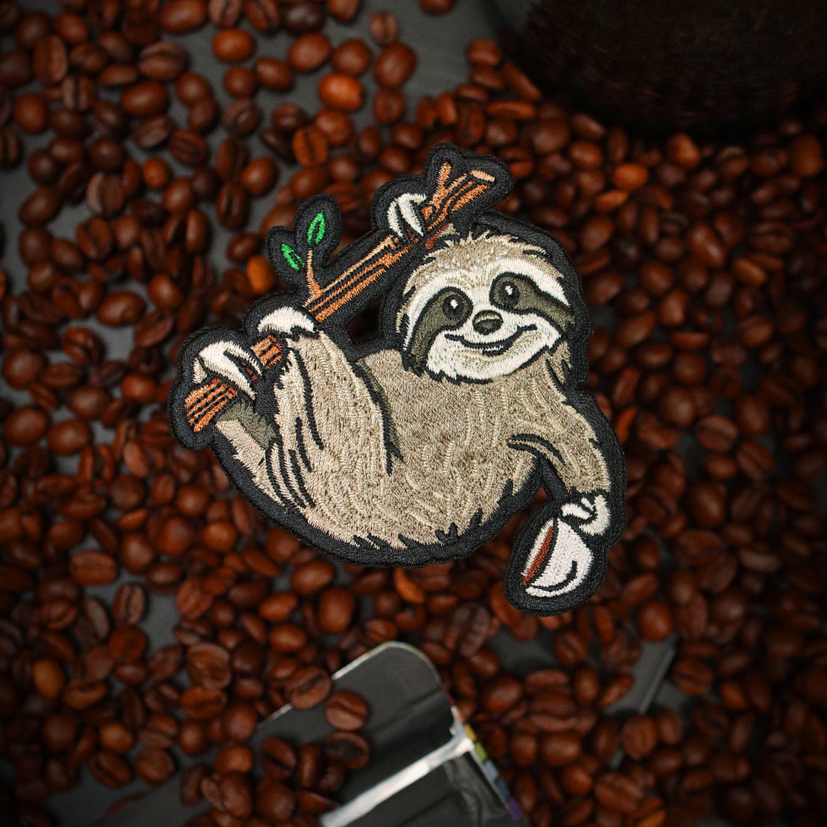Sloth Needs Coffee - SLOTHEE Morale Patch - PS Patch Designs