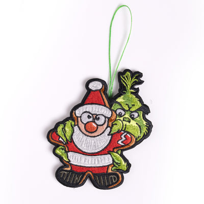 Morale Patch Christmas Tree hangers - Put your hook backed patches on the tree