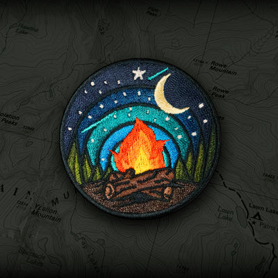 THE SIMPLE LIFE "CAMPFIRE" Morale Patches