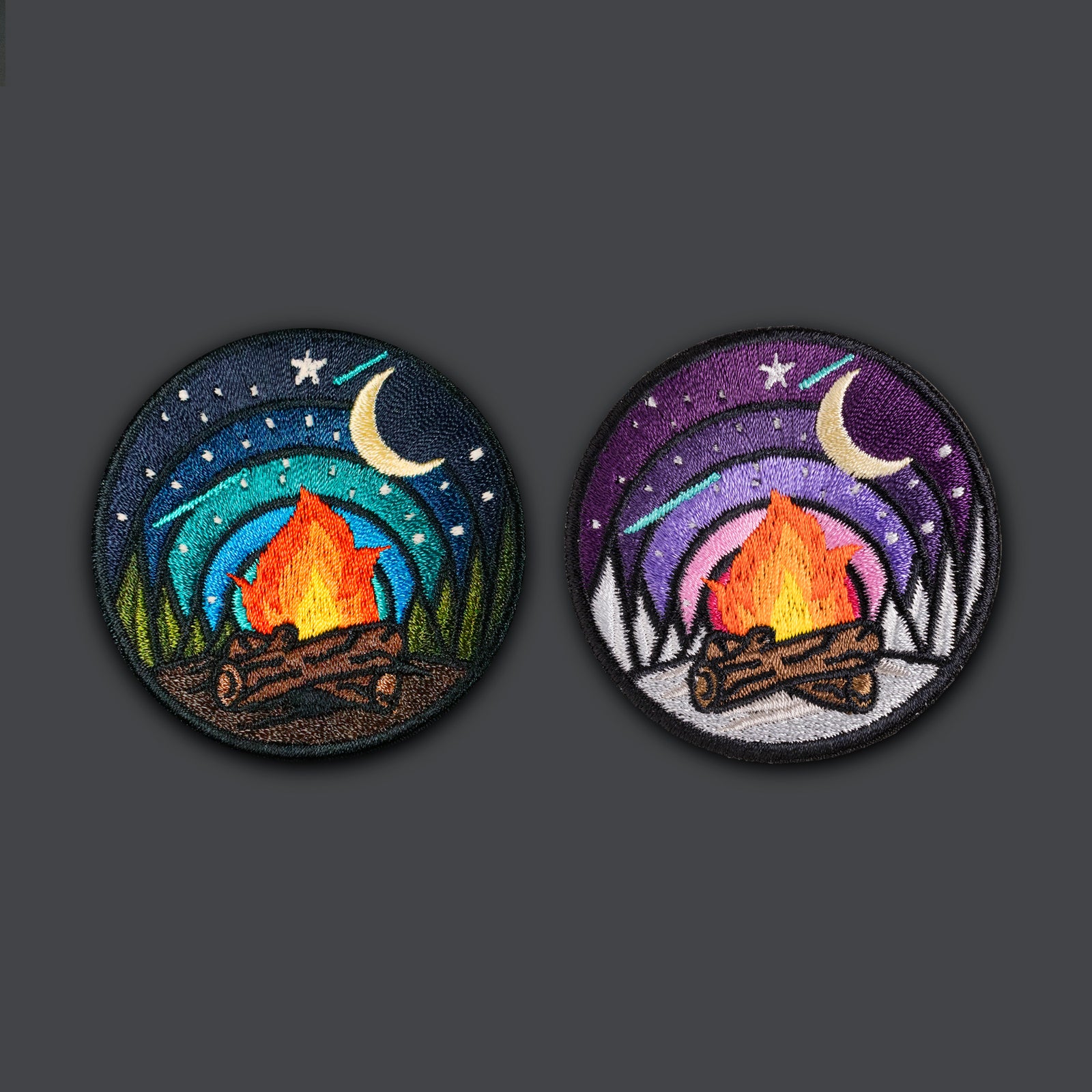 THE SIMPLE LIFE "CAMPFIRE" Morale Patches