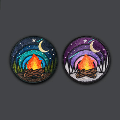 THE SIMPLE LIFE "CAMPFIRE" Morale Patches
