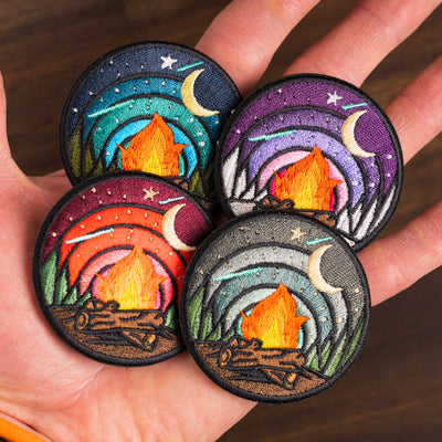 THE SIMPLE LIFE "CAMPFIRE" Morale Patches