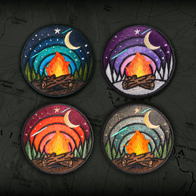 THE SIMPLE LIFE "CAMPFIRE" Morale Patches