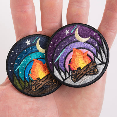 THE SIMPLE LIFE "CAMPFIRE" Morale Patches