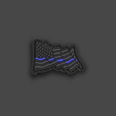 Waving American Flag PVC RE / Ranger Eye Morale Patches
