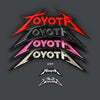 Toyota - Metal band logo morale patch