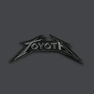 Toyota - Metal band logo morale patch