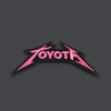 Toyota - Metal band logo morale patch