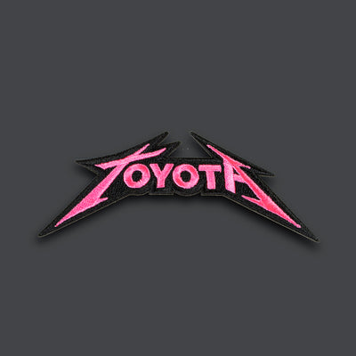 Toyota - Metal band logo morale patch