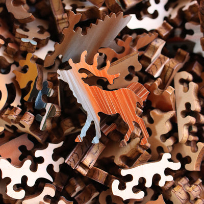 Classic Wooden Jigsaw PUZZLE "The Wood Duck in Fall" Photography by Phil Swanson