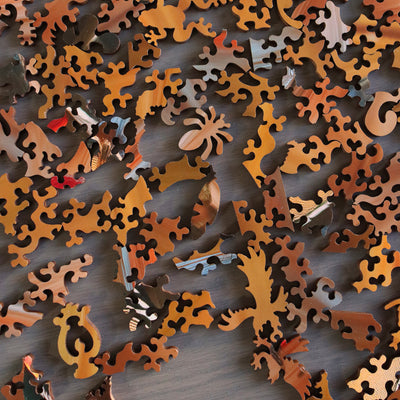 Classic Wooden Jigsaw PUZZLE "The Wood Duck in Fall" Photography by Phil Swanson