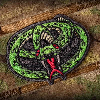 snake on green