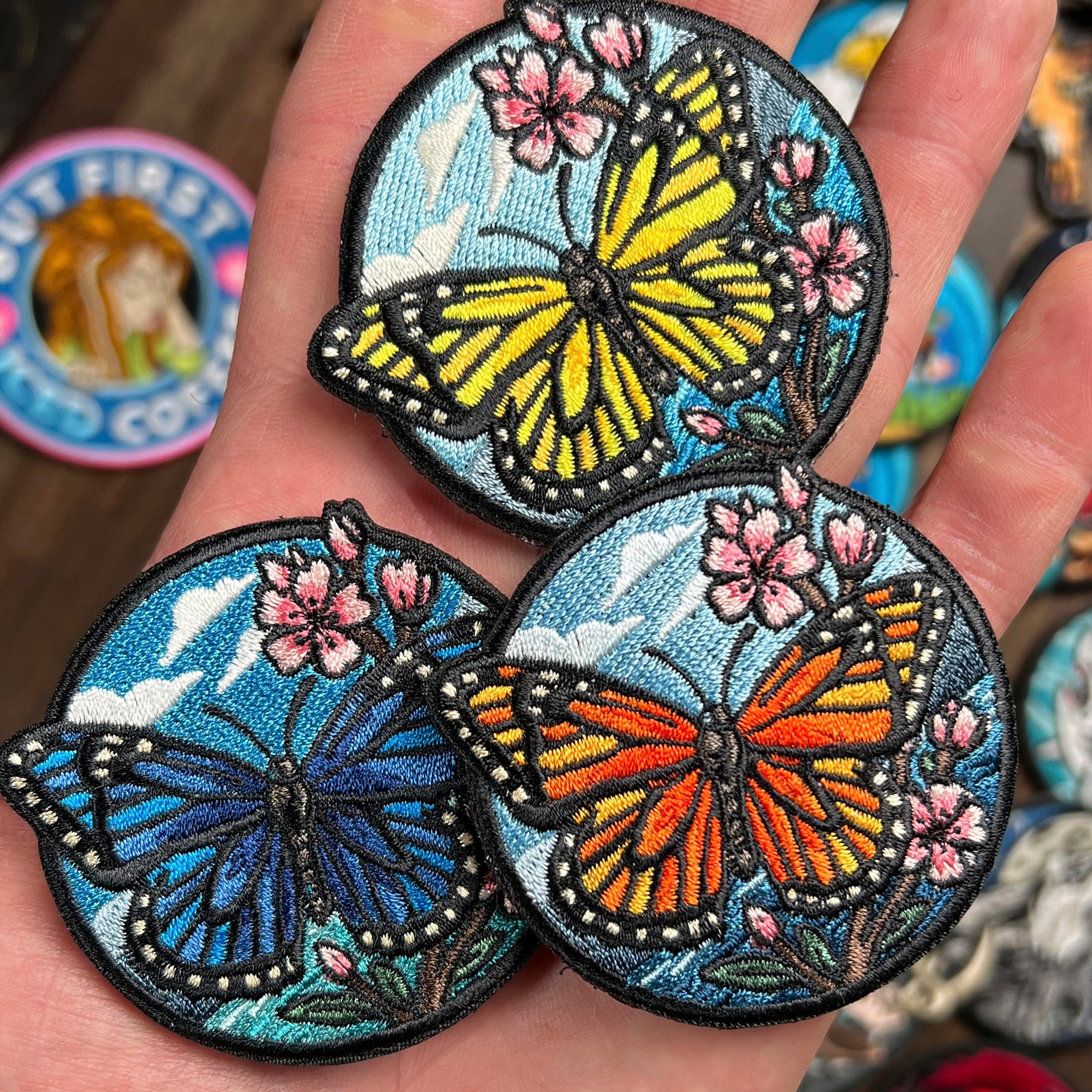 Butterfly SET of 3 **SAMPLES**