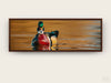 Framed Canvas Print "The Wood Duck"