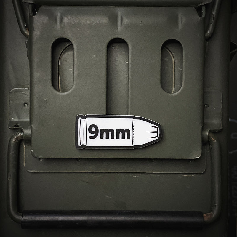 Ammo Can GITD Peel n Stick Label / Patches MULTIPLE CALIBER OPTIONS