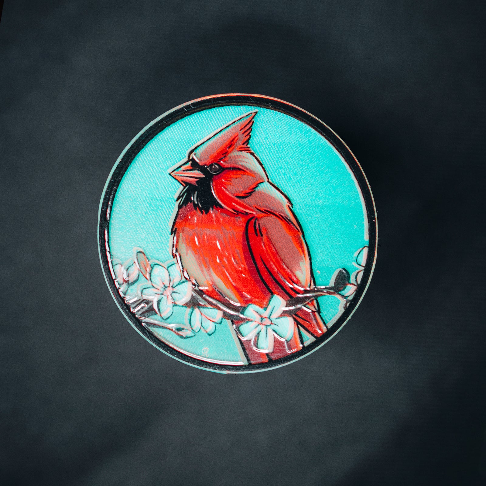 Wildlife V9 "CARDINAL GITD ACRYLIC" morale patch