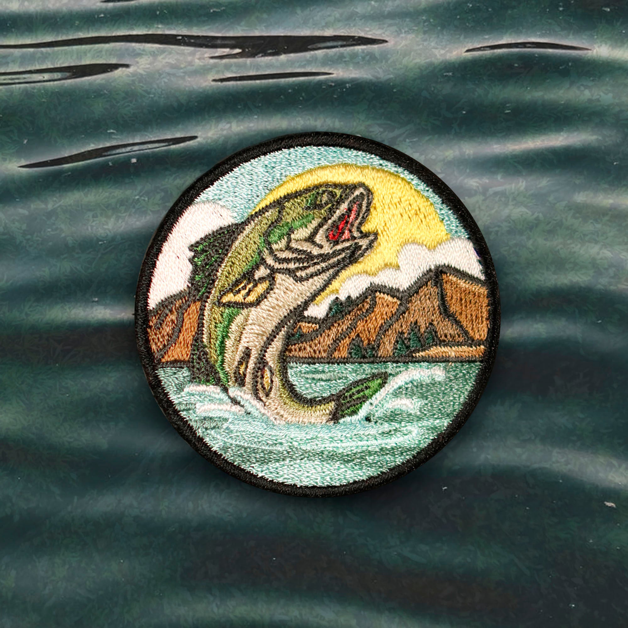 Adventure Wearables V12 Gone Fishin Morale Patch - PS Patch Designs