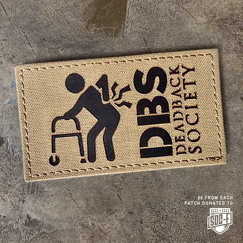 GRAMPS Collab "DEADBACK SOCIETY" Laser cut Patch