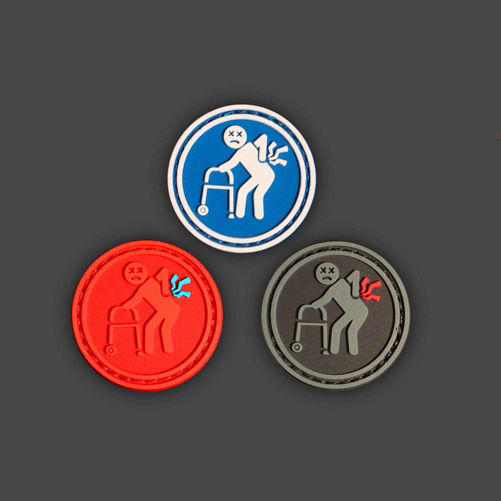 GRAMPS 1.25" PVC Ranger Eye patches - sold as singles