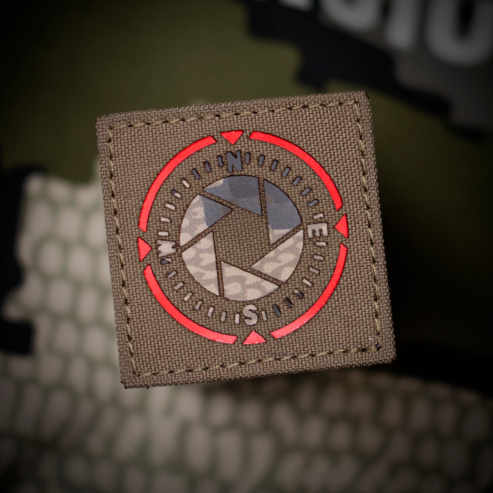 Adventure and Shoot Laser Cut Patch "Kuiu Verde"