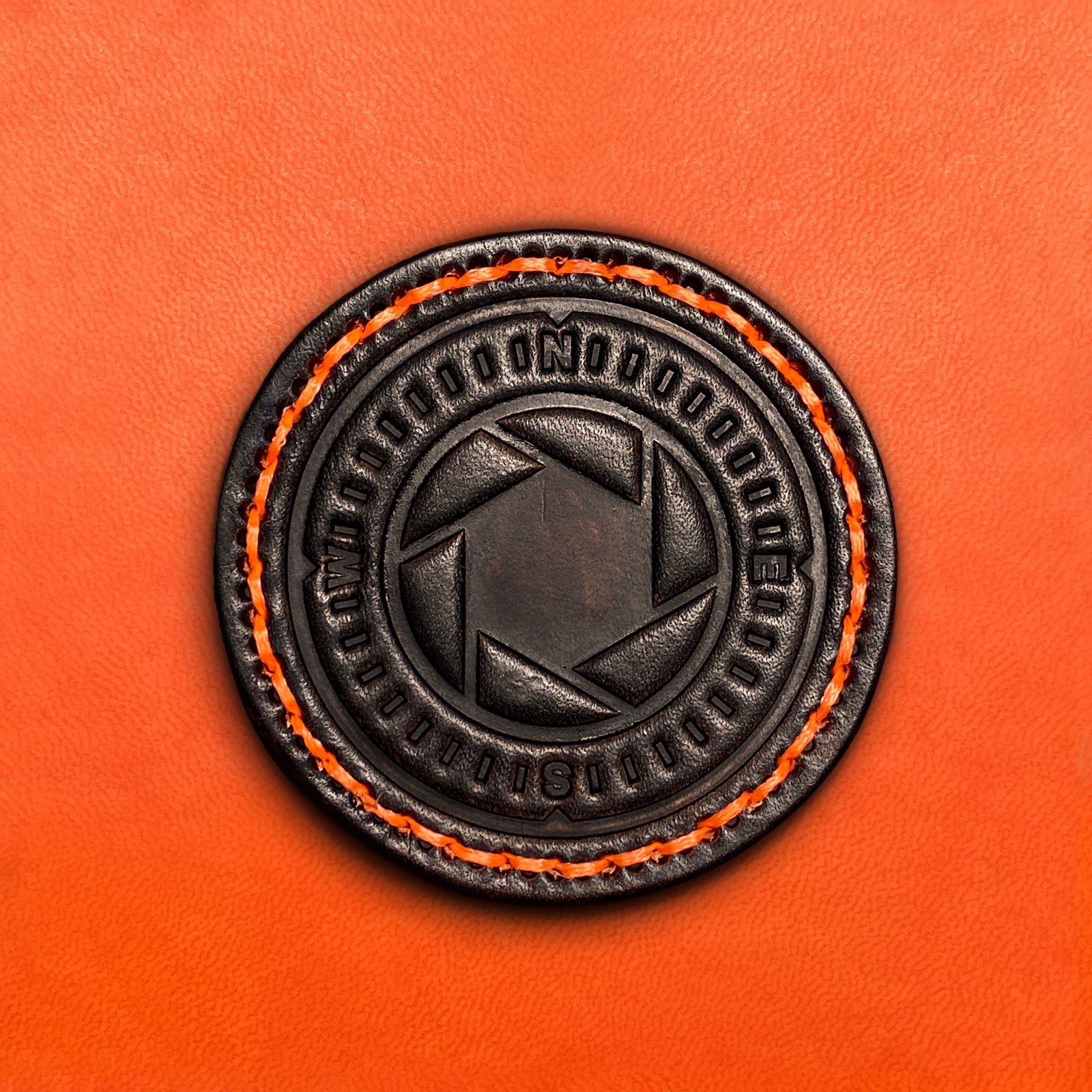 Adventure Photography Leather "BLAZE ORANGE & ESPRESSO"