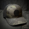 Hat - MultiCam® Standard & MultiCam® Black snap back - Custom patch panel - low profile
