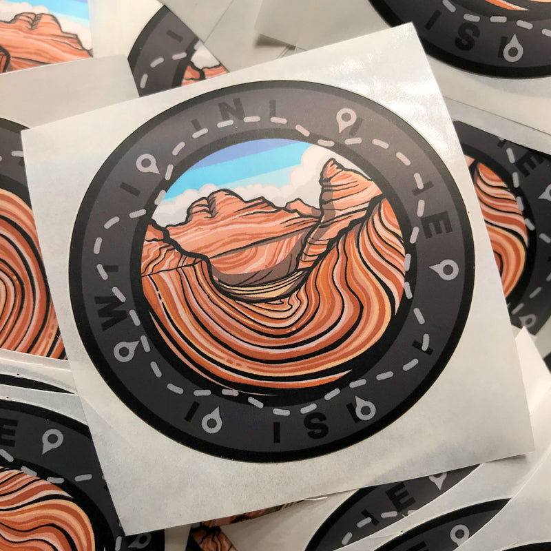 ADVENTURE V12 "THE WAVE" STICKER