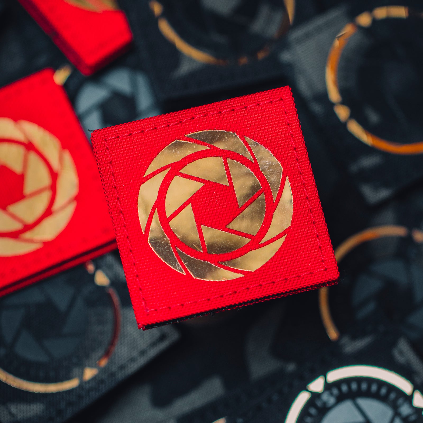 Adventure Photography Laser Cut "RED & GOLD"