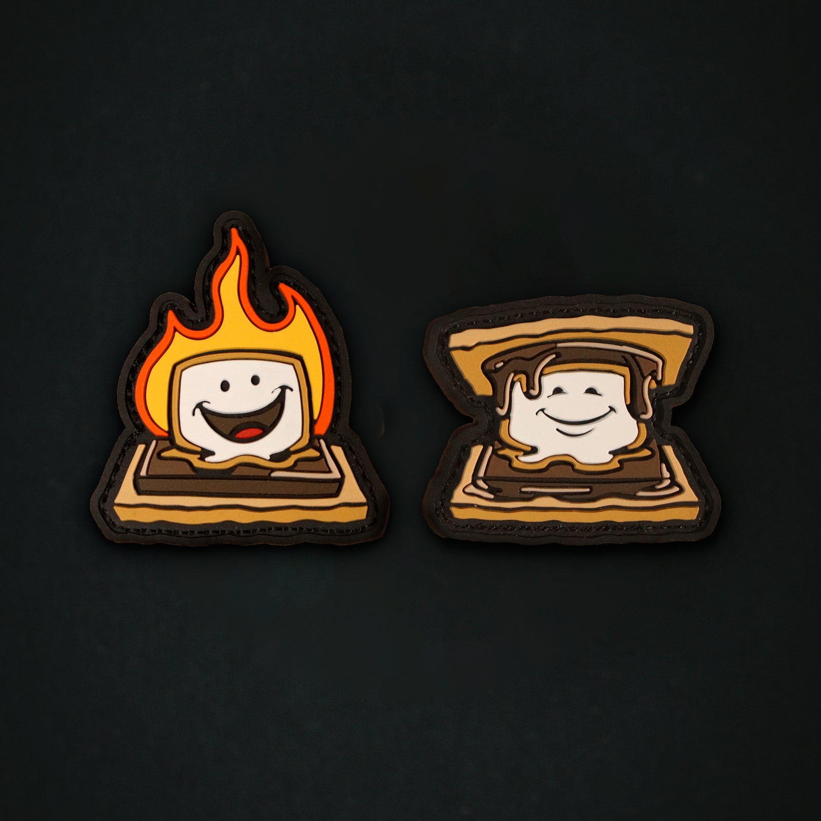 Happy Food S'mores PVC Ranger Eye SET - Morale Patches