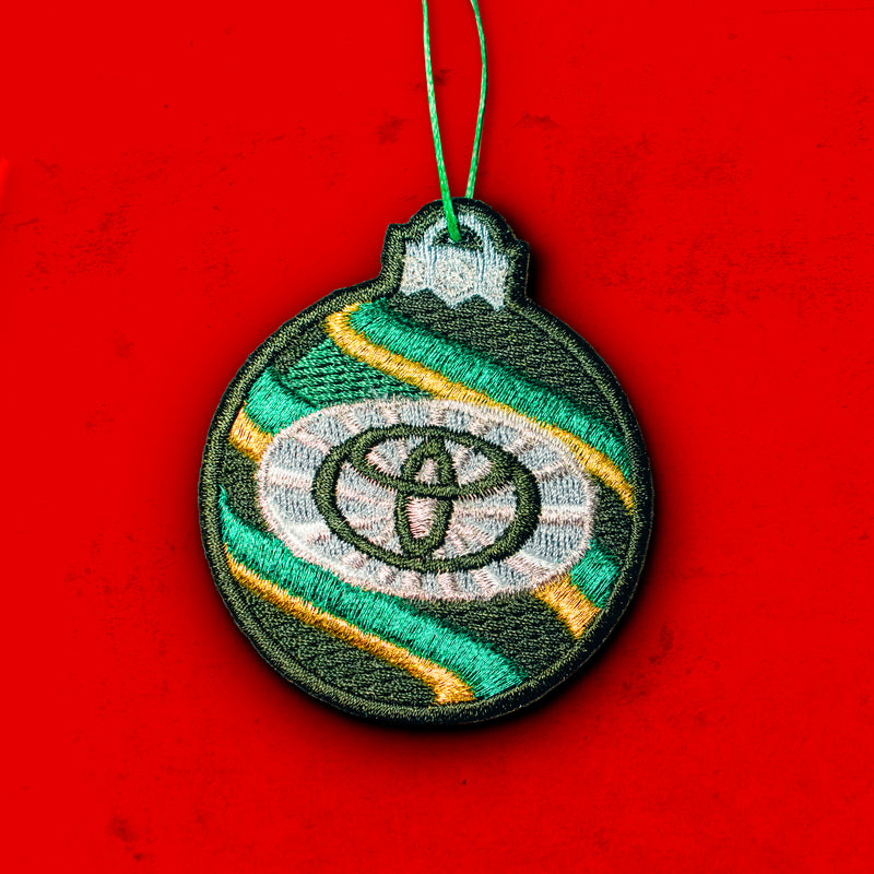 Toyota Holiday Ornament Patch Set