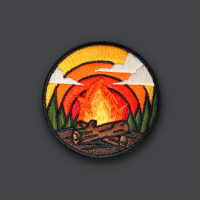 THE SIMPLE LIFE V8 "SUNSET CAMPFIRE" Morale Patch