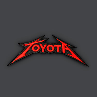 Toyota - Metal band logo morale patch