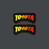 Toyota Throwback Sk8er logo morale patches